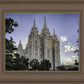 Salt Lake City Utah Temple Rays of Light Portrait