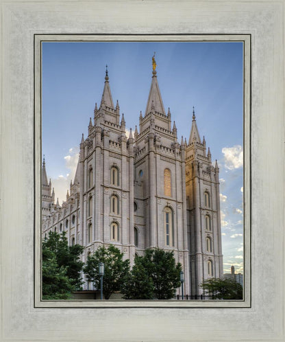 Salt Lake City Utah Temple Rays of Light Portrait