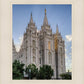 Salt Lake City Utah Temple Rays of Light Portrait