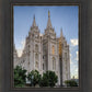 Salt Lake City Utah Temple Rays of Light Portrait