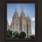 Salt Lake City Utah Temple Rays of Light Portrait