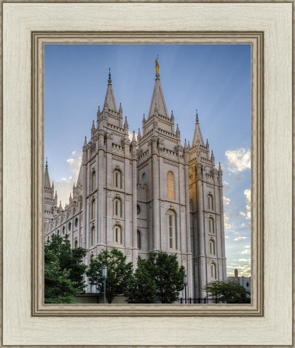 Salt Lake City Utah Temple Rays of Light Portrait