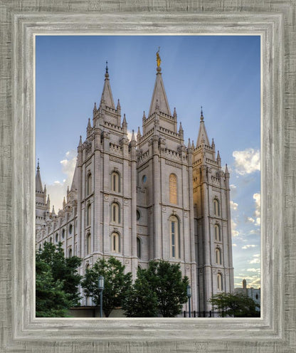 Salt Lake City Utah Temple Rays of Light Portrait