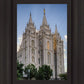 Salt Lake City Utah Temple Rays of Light Portrait
