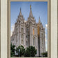 Salt Lake City Utah Temple Rays of Light Portrait