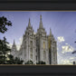 Salt Lake City Utah Temple Rays of Light Portrait