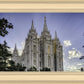 Salt Lake City Utah Temple Rays of Light Portrait