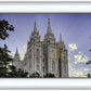 Salt Lake City Utah Temple Rays of Light Portrait