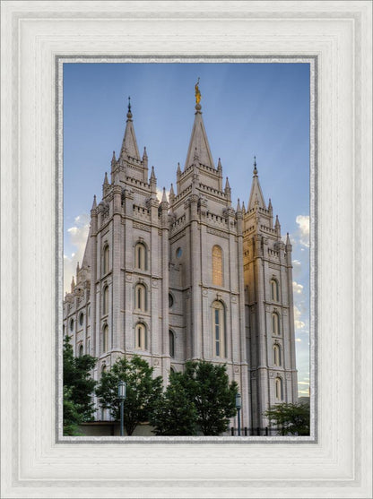 Salt Lake City Utah Temple Rays of Light Portrait