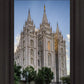 Salt Lake City Utah Temple Rays of Light Portrait