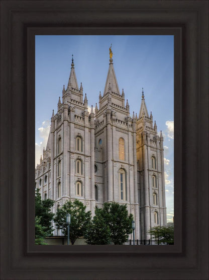 Salt Lake City Utah Temple Rays of Light Portrait