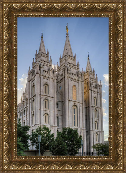 Salt Lake City Utah Temple Rays of Light Portrait
