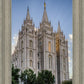 Salt Lake City Utah Temple Rays of Light Portrait