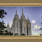 Salt Lake City Utah Temple Rays of Light Portrait