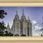 Salt Lake City Utah Temple Rays of Light Portrait