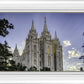 Salt Lake City Utah Temple Rays of Light Portrait