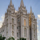 Salt Lake City Utah Temple Rays of Light Portrait