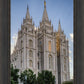 Salt Lake City Utah Temple Rays of Light Portrait