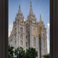 Salt Lake City Utah Temple Rays of Light Portrait