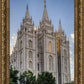 Salt Lake City Utah Temple Rays of Light Portrait