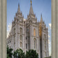 Salt Lake City Utah Temple Rays of Light Portrait