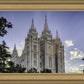 Salt Lake City Utah Temple Rays of Light Portrait