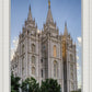 Salt Lake City Utah Temple Rays of Light Portrait