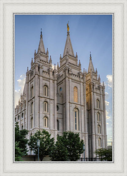 Salt Lake City Utah Temple Rays of Light Portrait