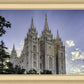 Salt Lake City Utah Temple Rays of Light Portrait