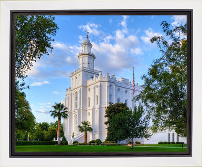St. George Utah Temple House of Angels Gallery Wrap