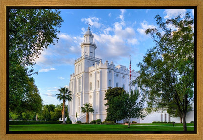 St. George Utah Temple House of Angels Gallery Wrap