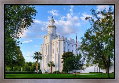 St. George Utah Temple House of Angels Gallery Wrap