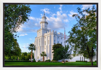 St. George Utah Temple House of Angels Gallery Wrap