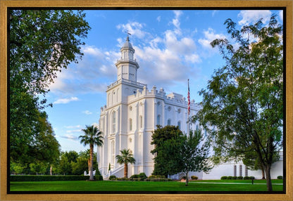 St. George Utah Temple House of Angels Gallery Wrap