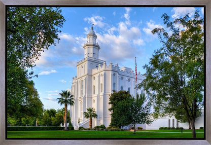 St. George Utah Temple House of Angels Gallery Wrap