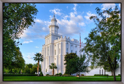 St. George Utah Temple House of Angels Gallery Wrap