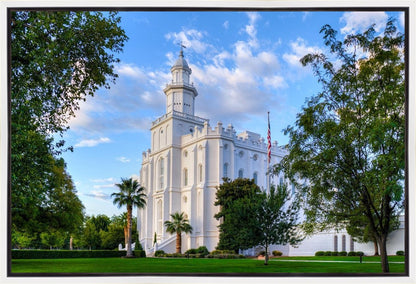 St. George Utah Temple House of Angels Gallery Wrap