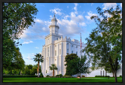 St. George Utah Temple House of Angels Gallery Wrap