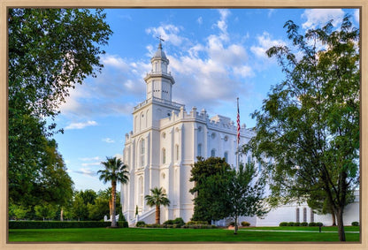 St. George Utah Temple House of Angels Gallery Wrap