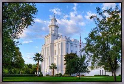 St. George Utah Temple House of Angels Gallery Wrap