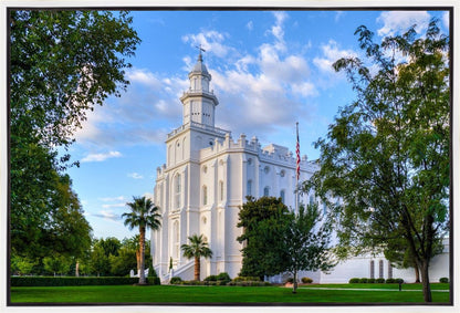St. George Utah Temple House of Angels Gallery Wrap