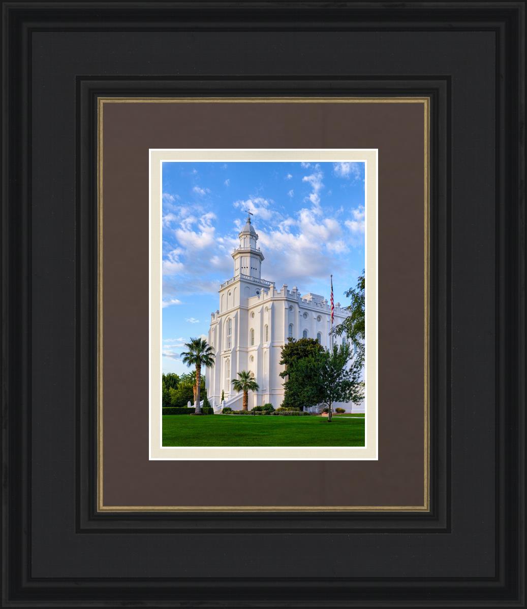 St. George Utah Temple House of Angels Portrait