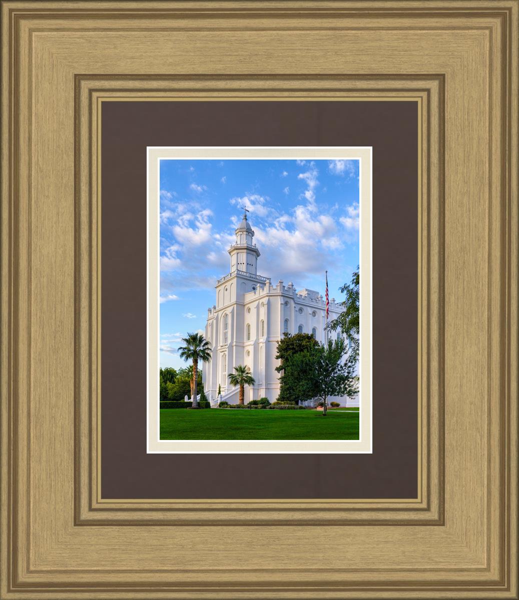 St. George Utah Temple House of Angels Portrait