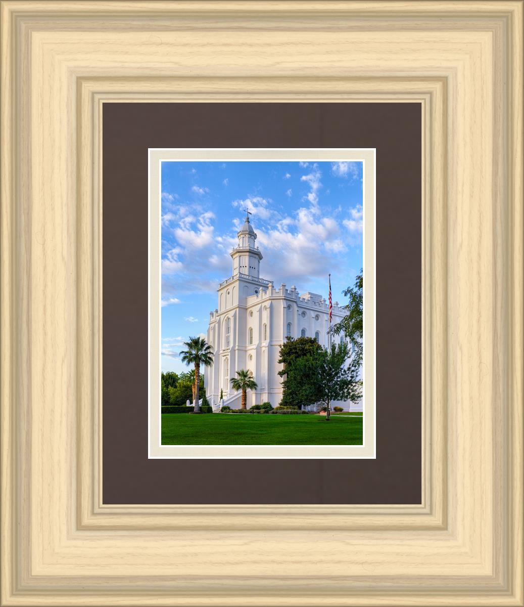 St. George Utah Temple House of Angels Portrait