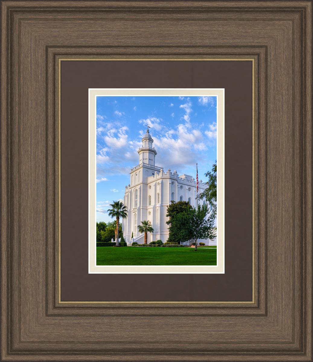 St. George Utah Temple House of Angels Portrait