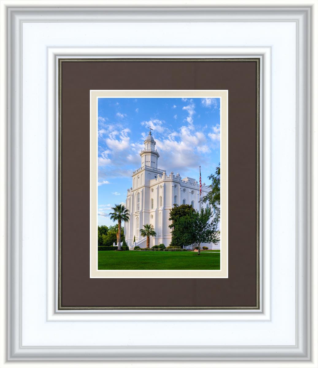 St. George Utah Temple House of Angels Portrait