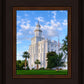 St. George Utah Temple House of Angels Portrait