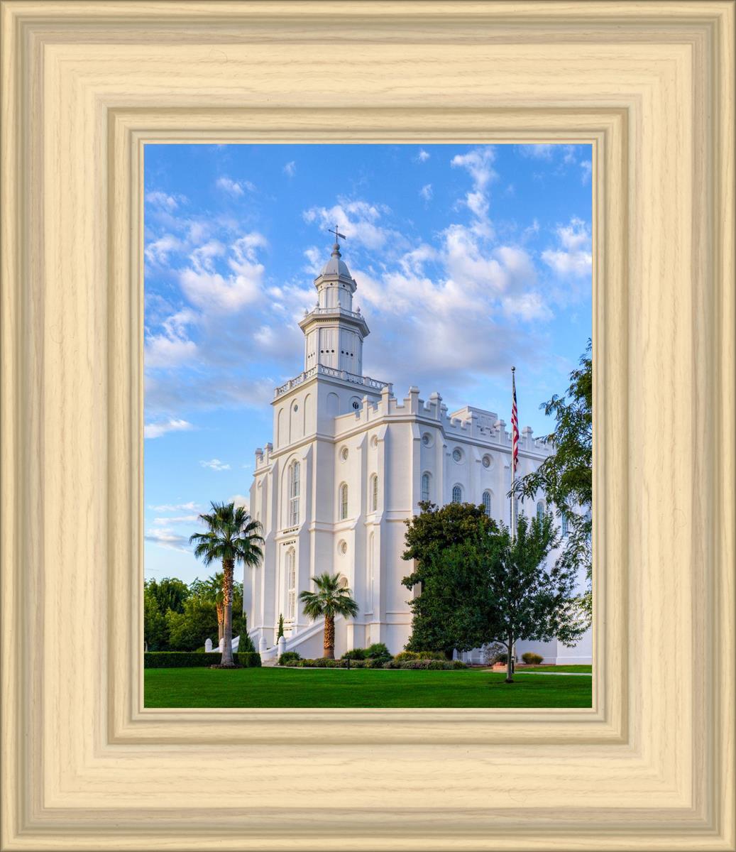 St. George Utah Temple House of Angels Portrait