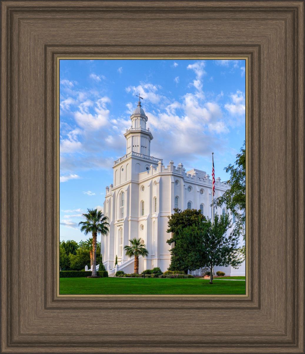 St. George Utah Temple House of Angels Portrait