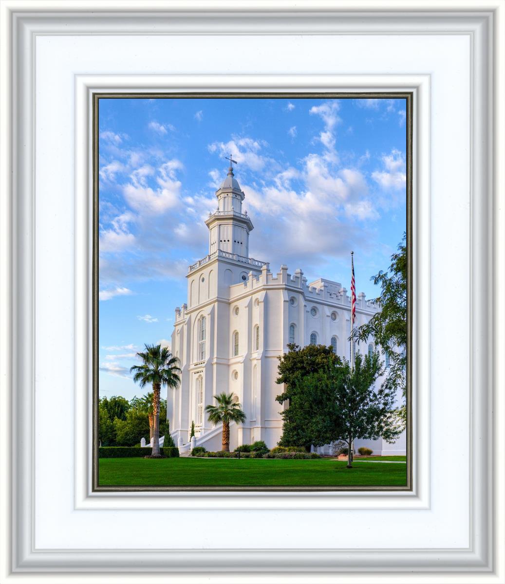 St. George Utah Temple House of Angels Portrait